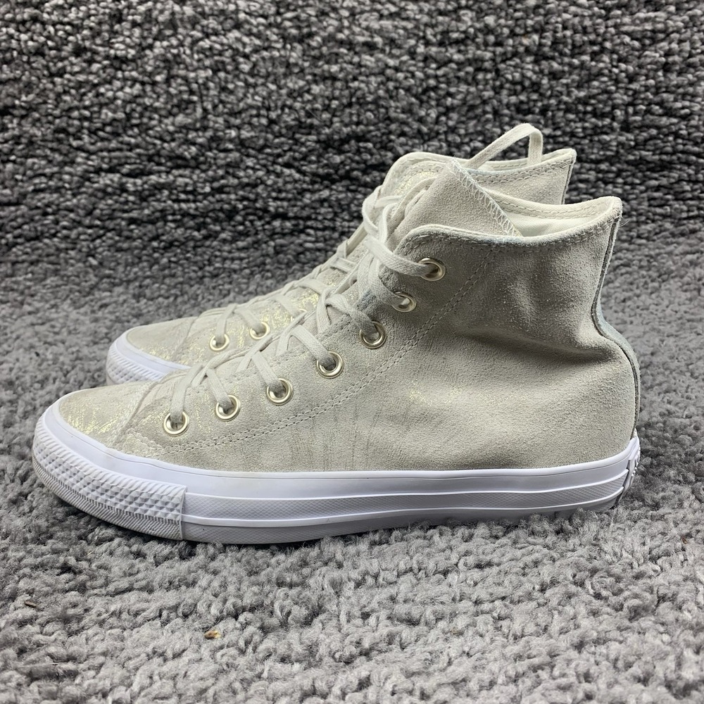 Converse Chuck Taylor All Star Hi Women's 7 Shoes Buff-Buff-White 557937C